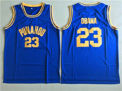 Maillot De Basket NCAA When the University of Pune Obama 23 Engrener Bleu